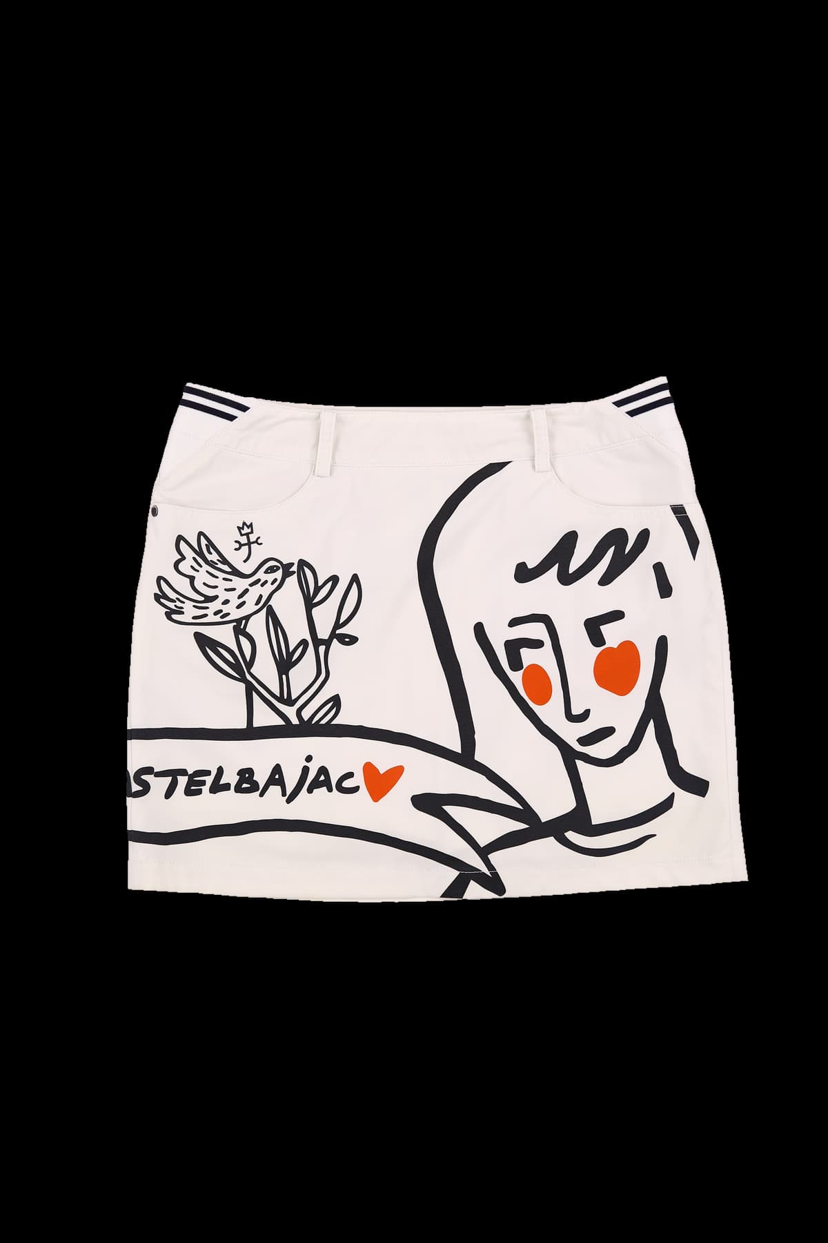 프린팅 큐롯 스커트