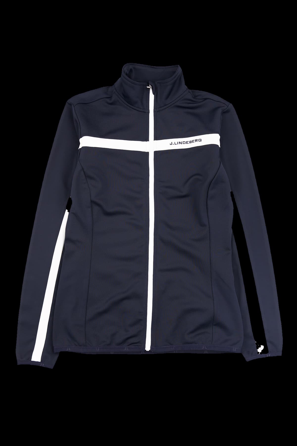 스트레치 배색 풀 집업