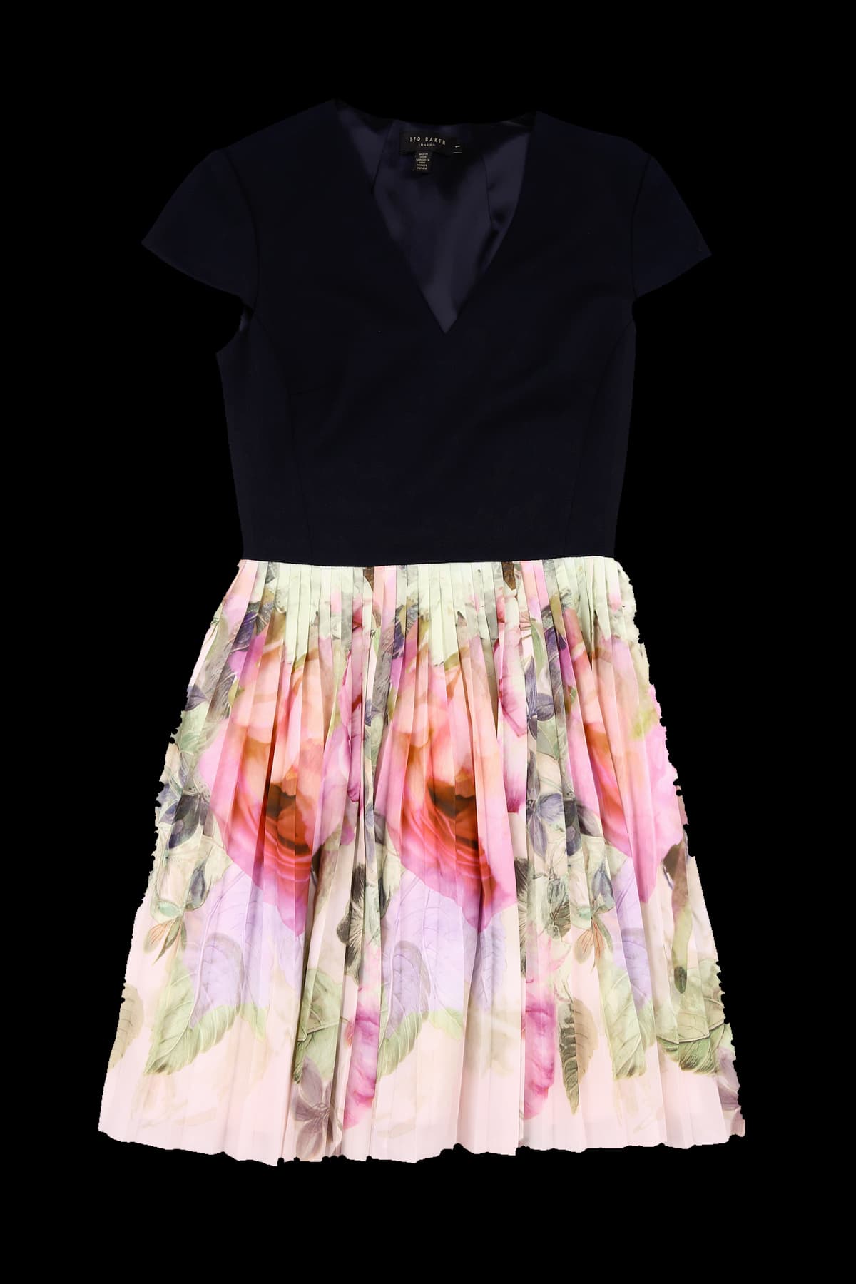 플로럴 플레어 원피스