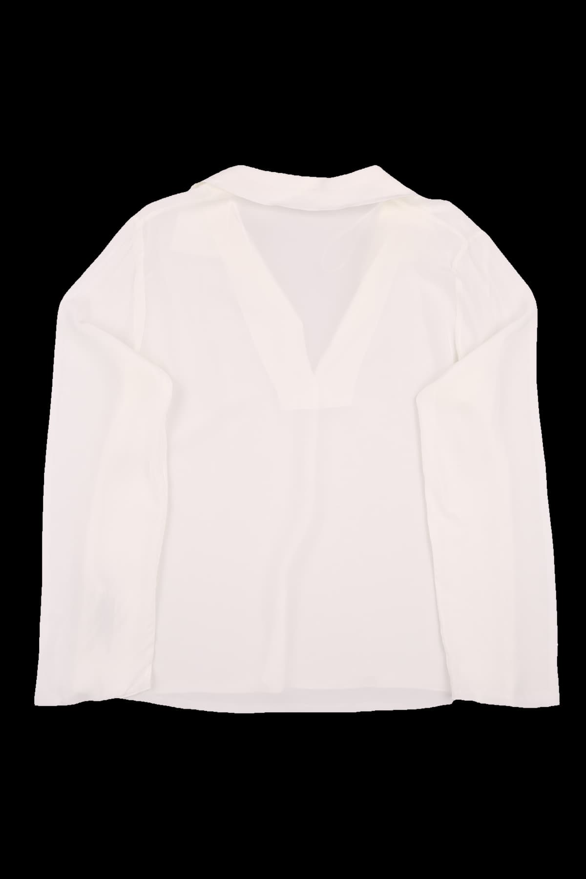 데끼 브이넥 블라우스