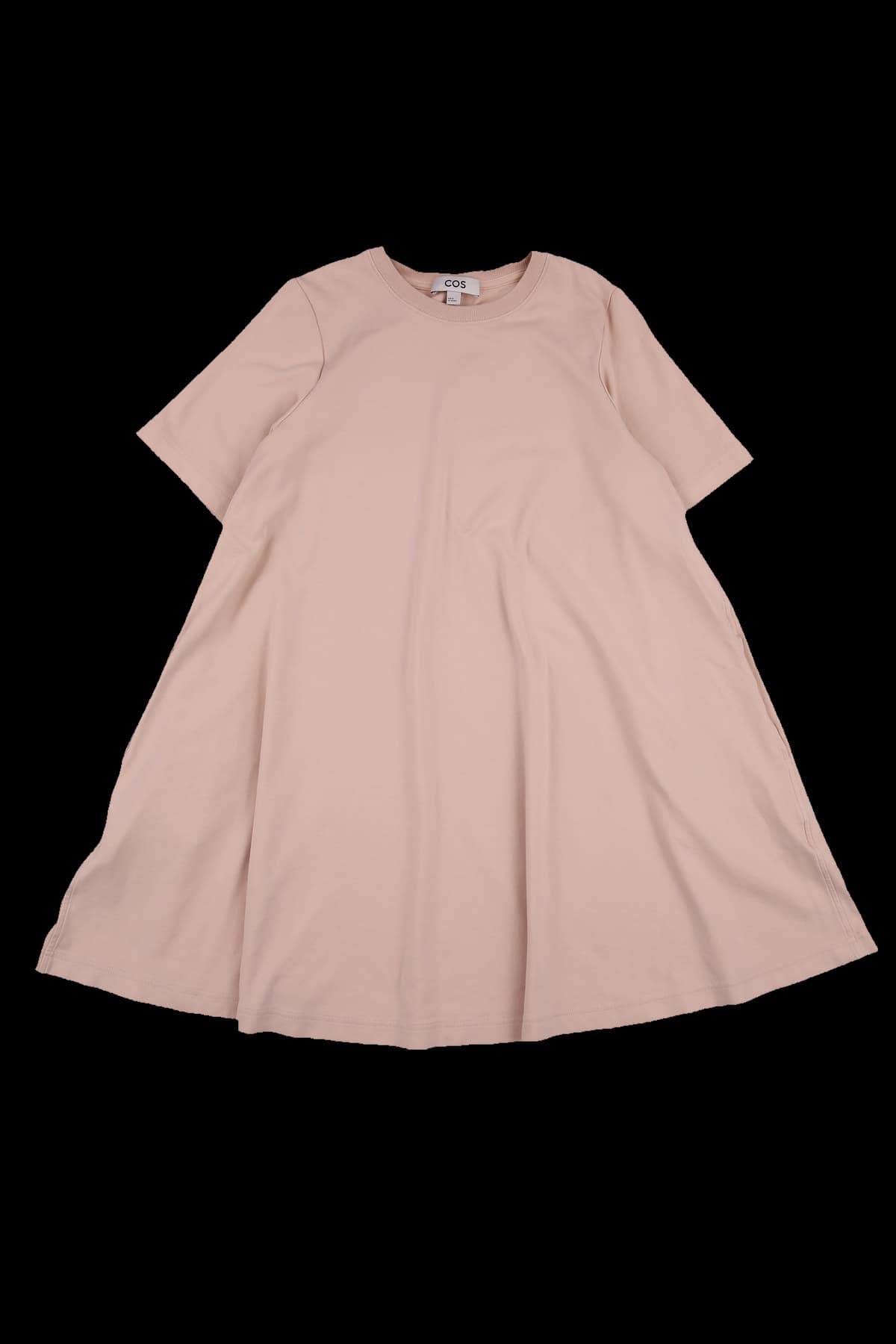 플레어 코튼 미니 원피스