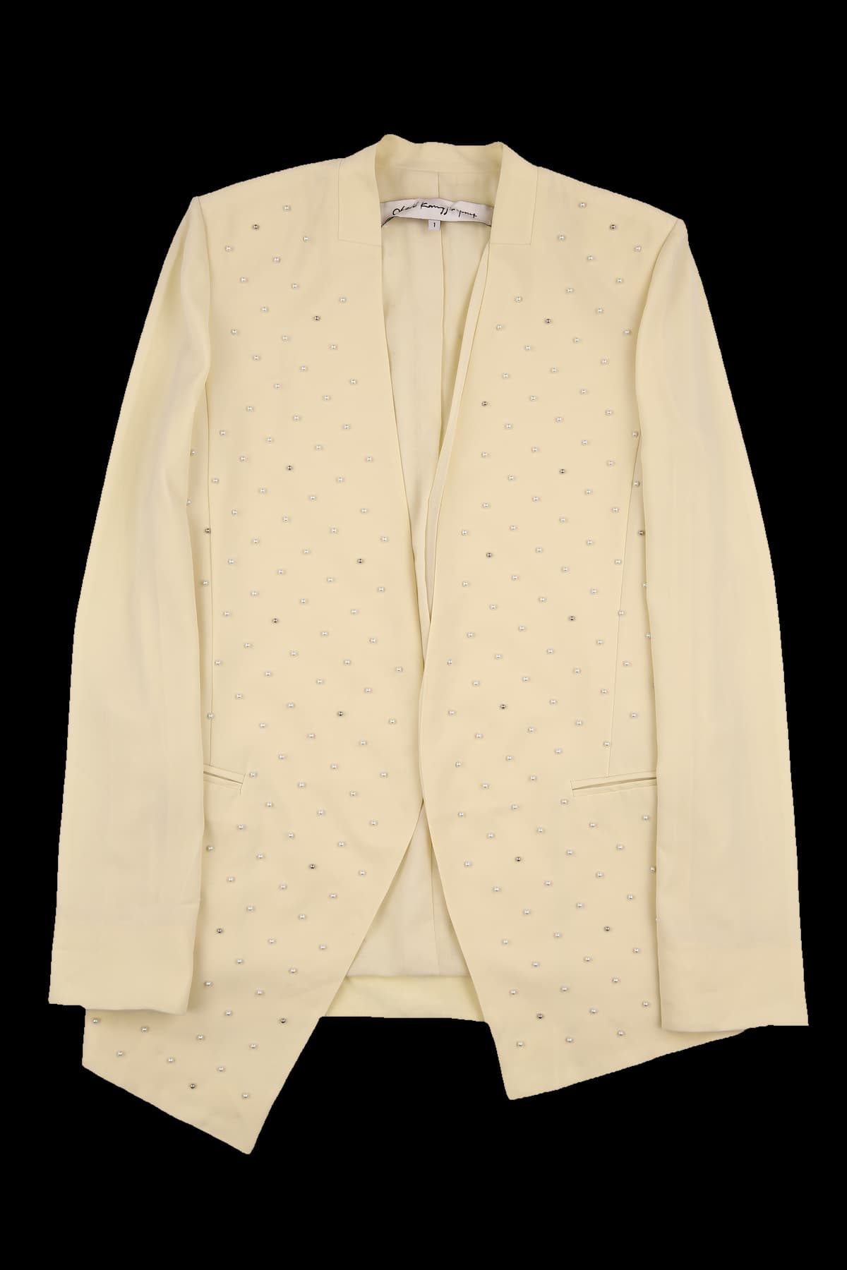 펄 디테일 썸머 자켓