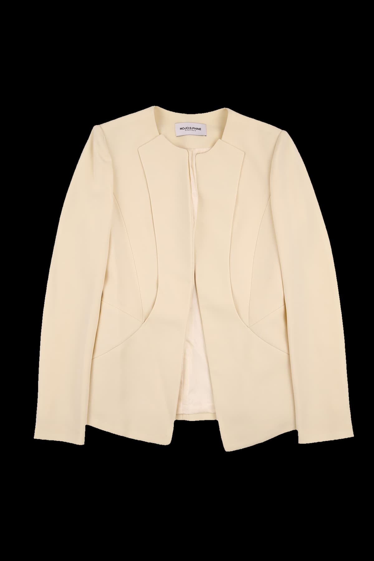 라운드 넥 자켓