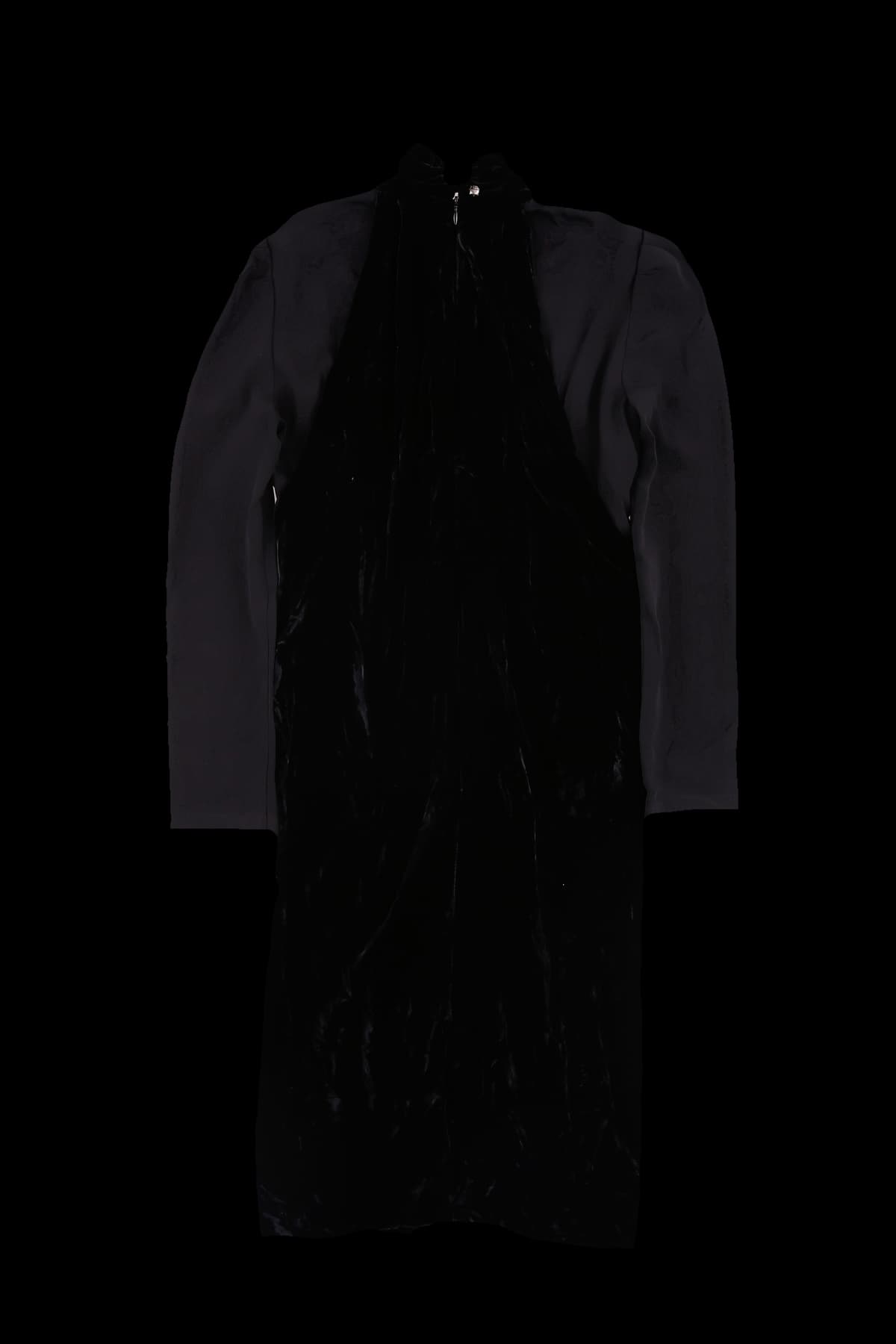 큐빅 긴팔 원피스