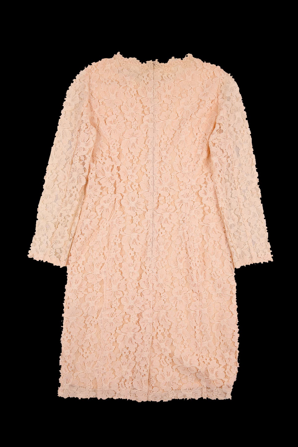 시스루 라운드넥 플라워 원피스