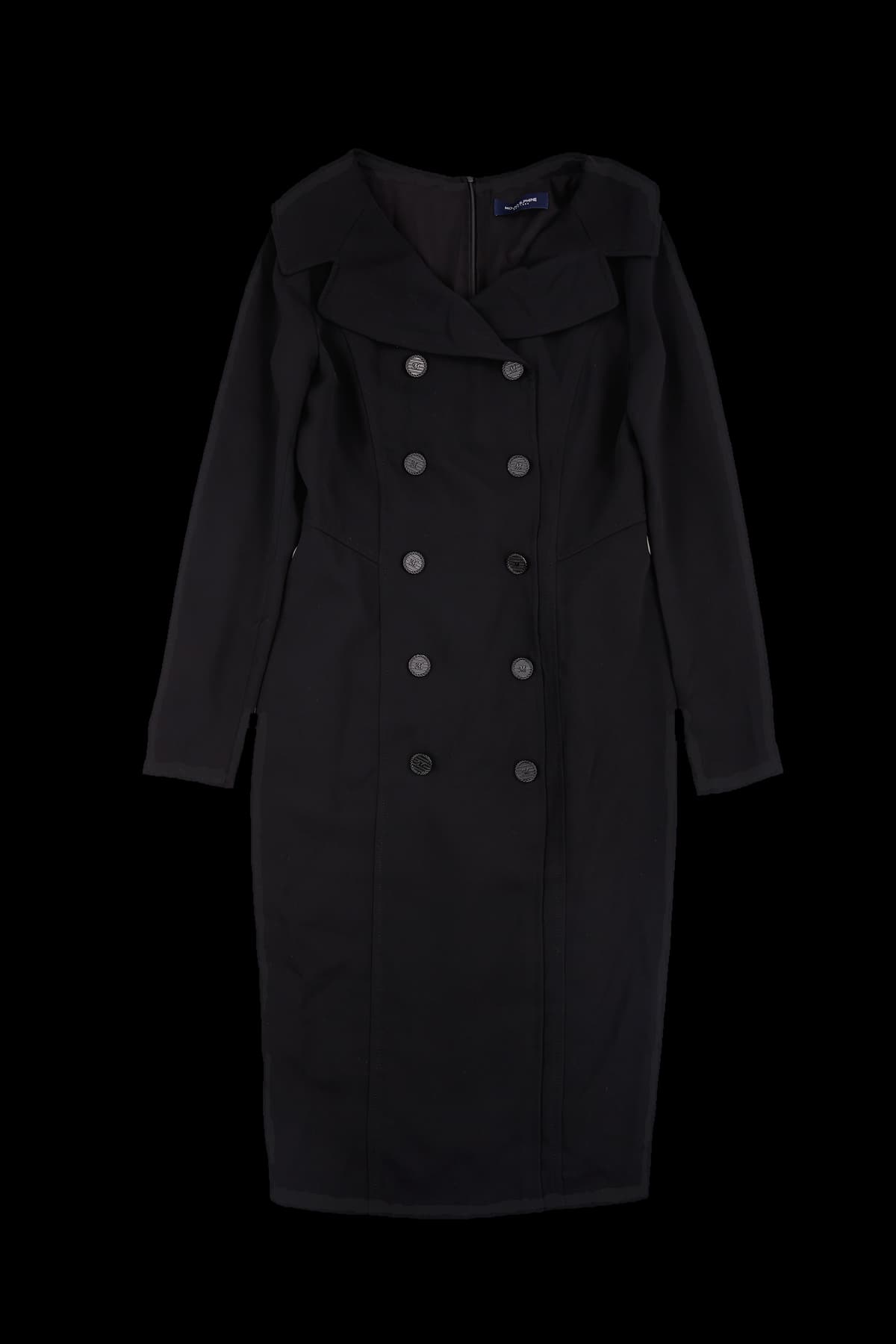 카라 투버튼 원피스