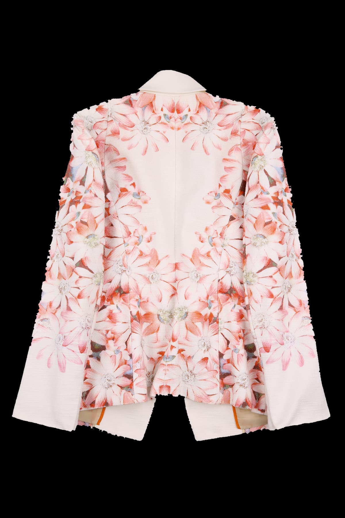 핑크플라워 카라 자켓