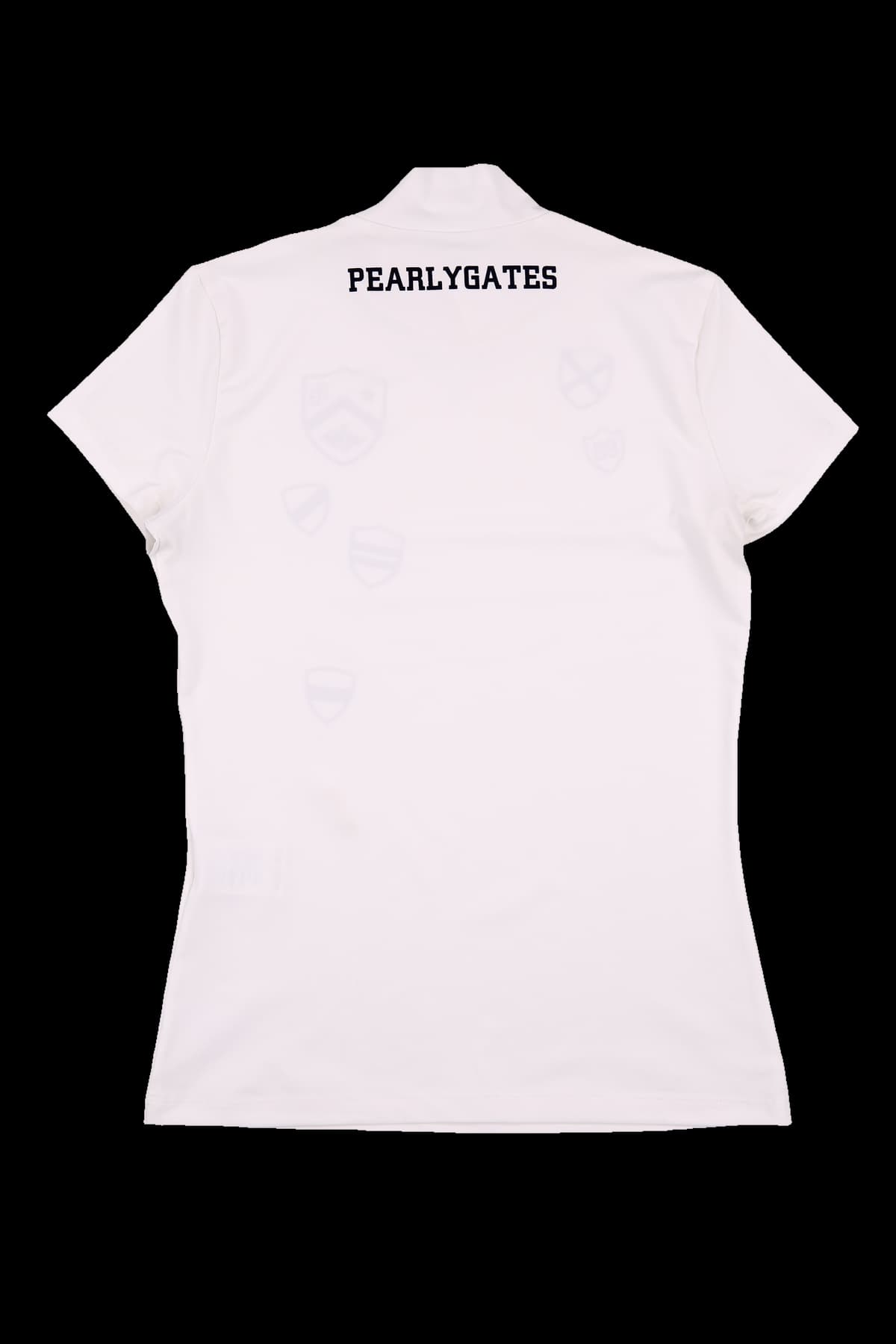 심볼 터틀넥 반팔 티셔츠