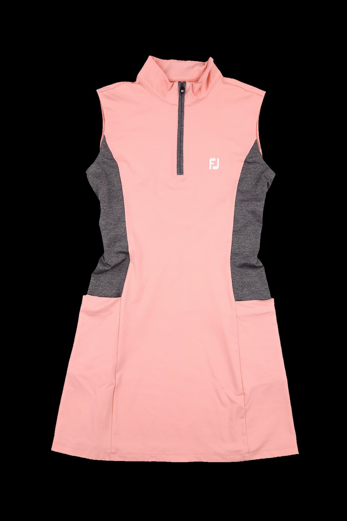 집업 민소매 원피스