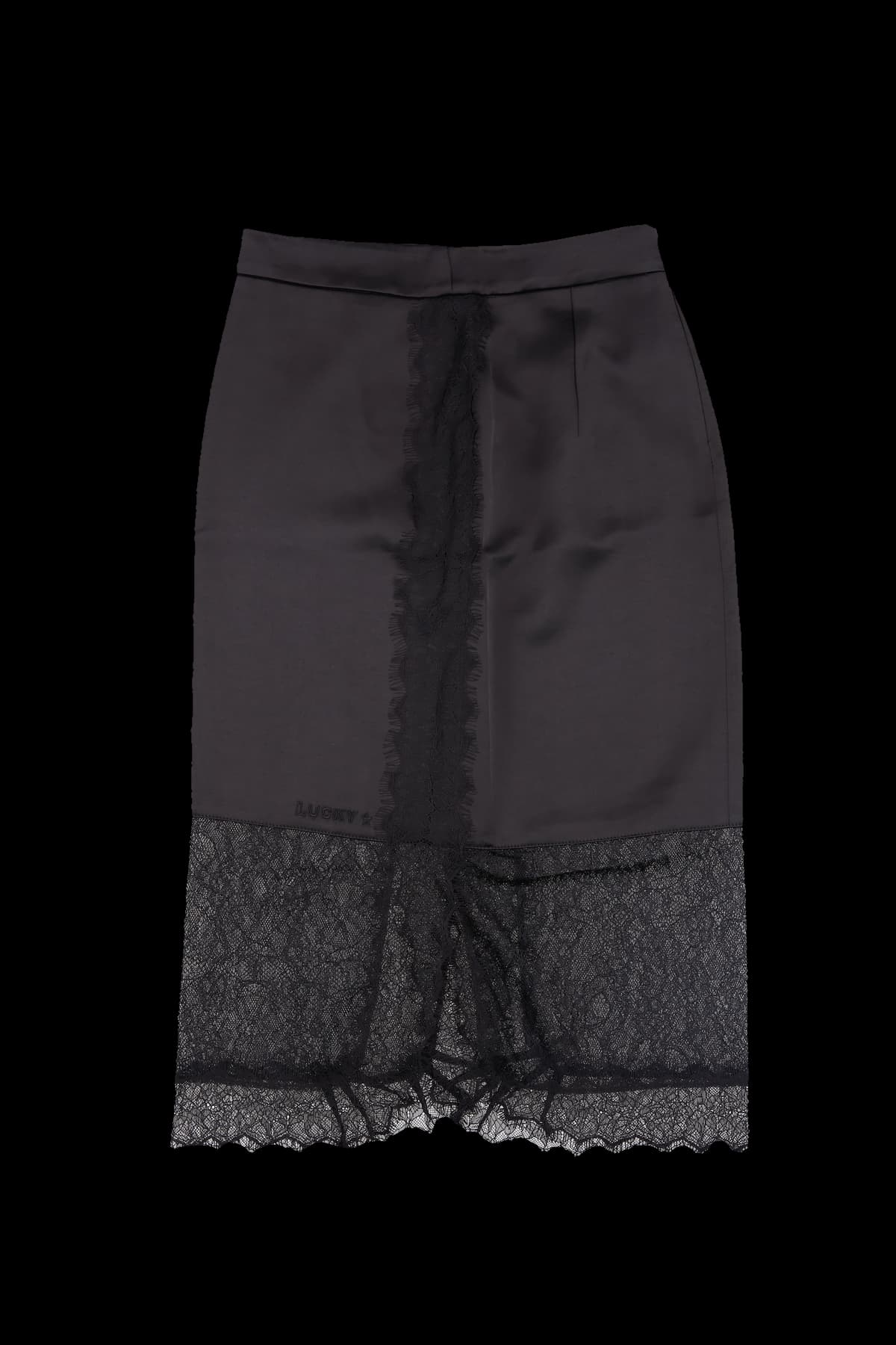 시스루 헴 스커트