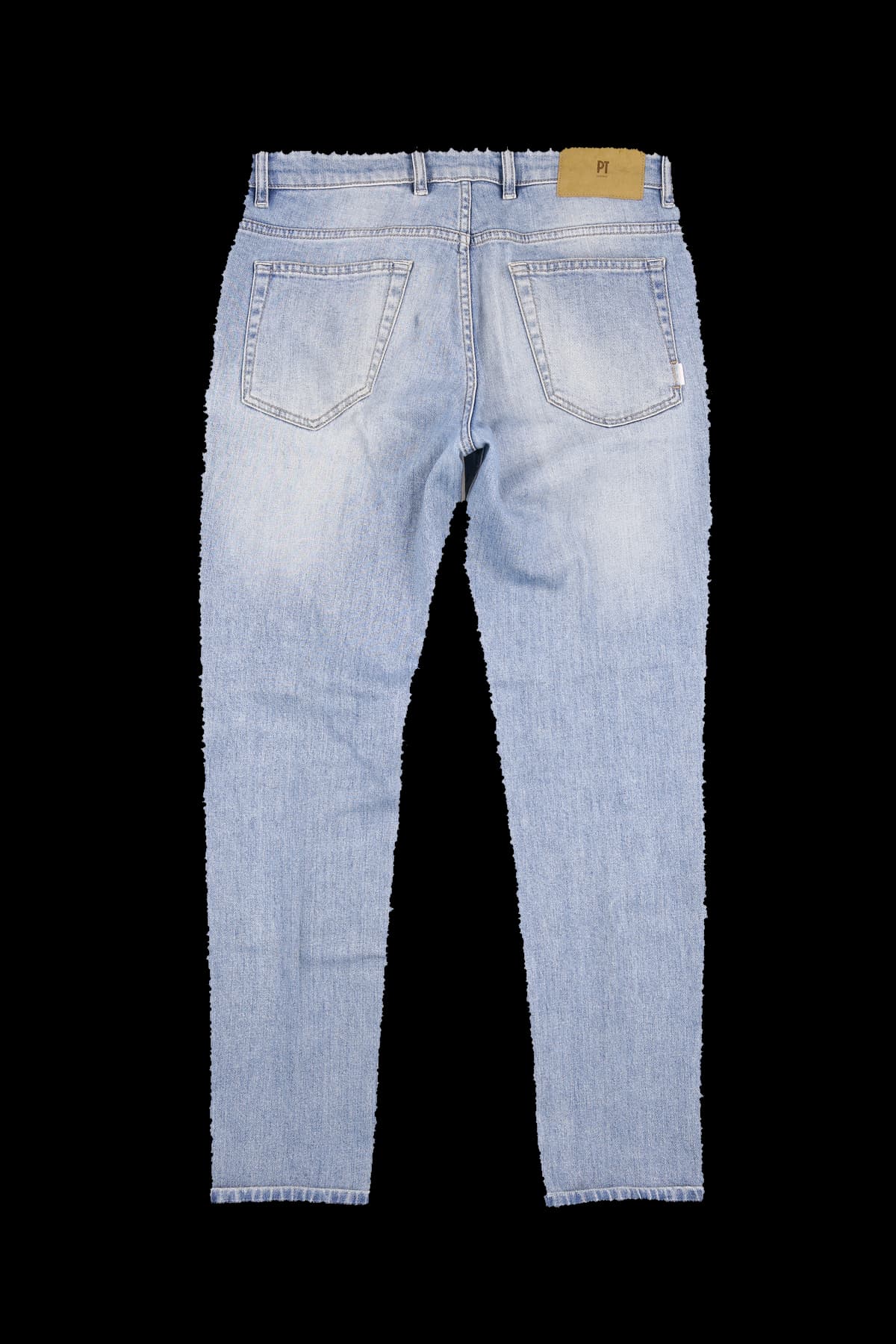 버튼플라이 레게 데님 팬츠