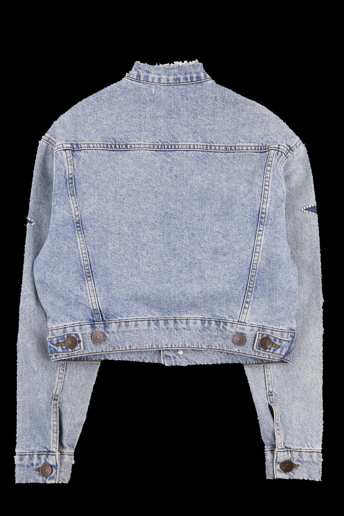 비즈 디테일 청자켓