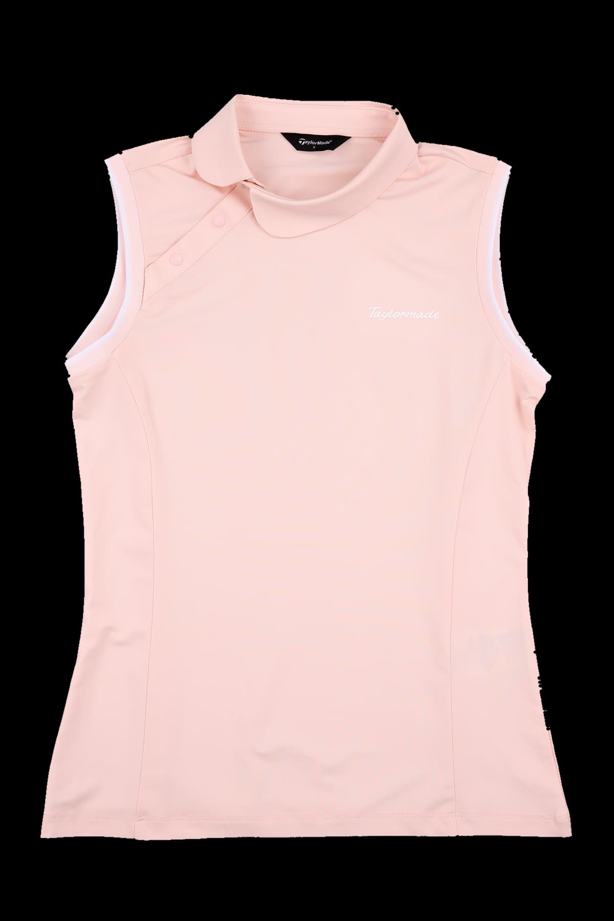 사선 카라 민소매