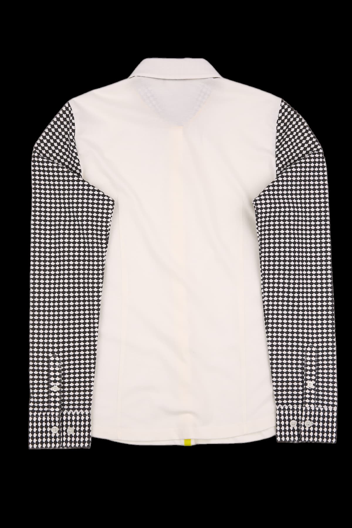 배색 카라 셔츠