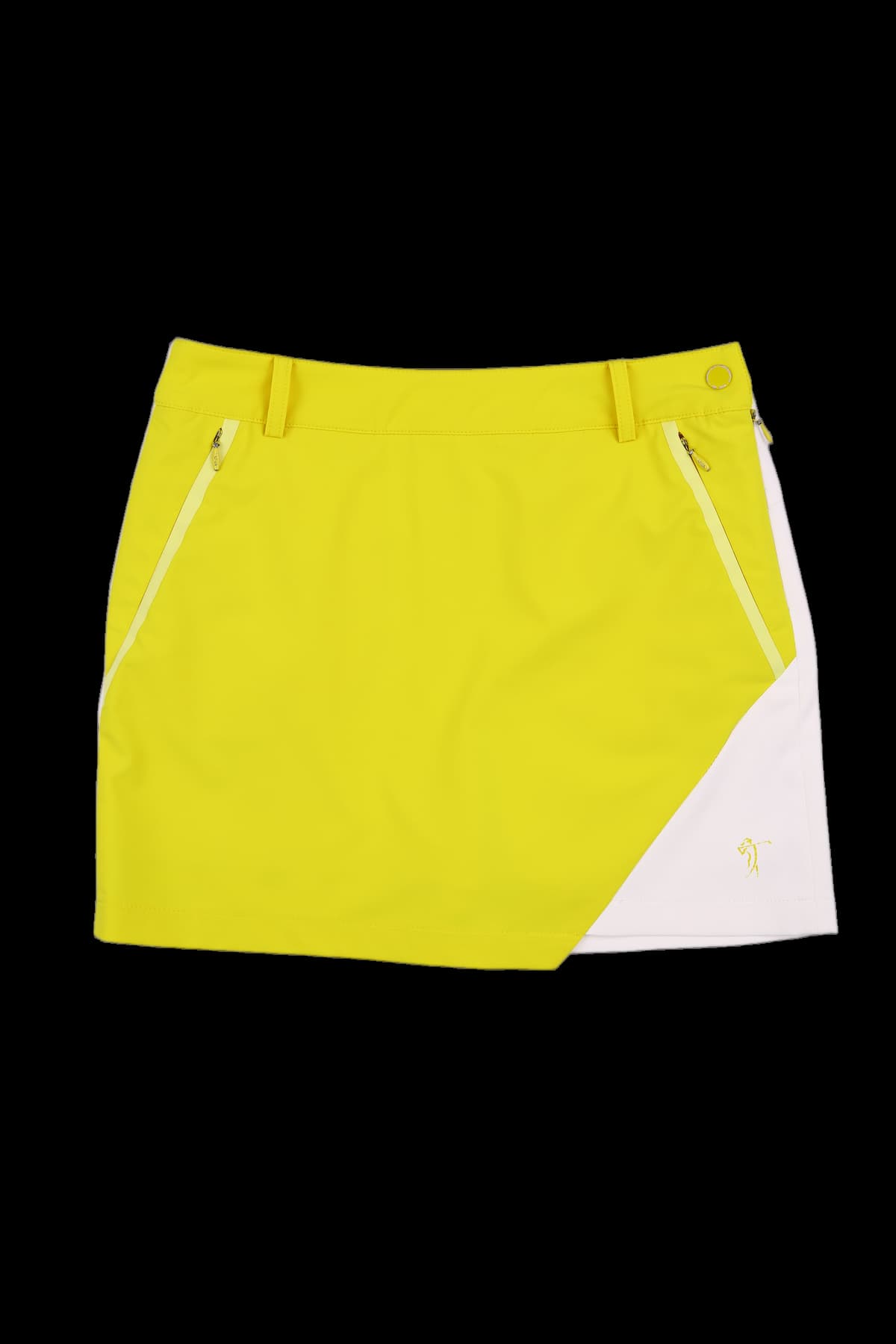 스트레치 배색 스커트