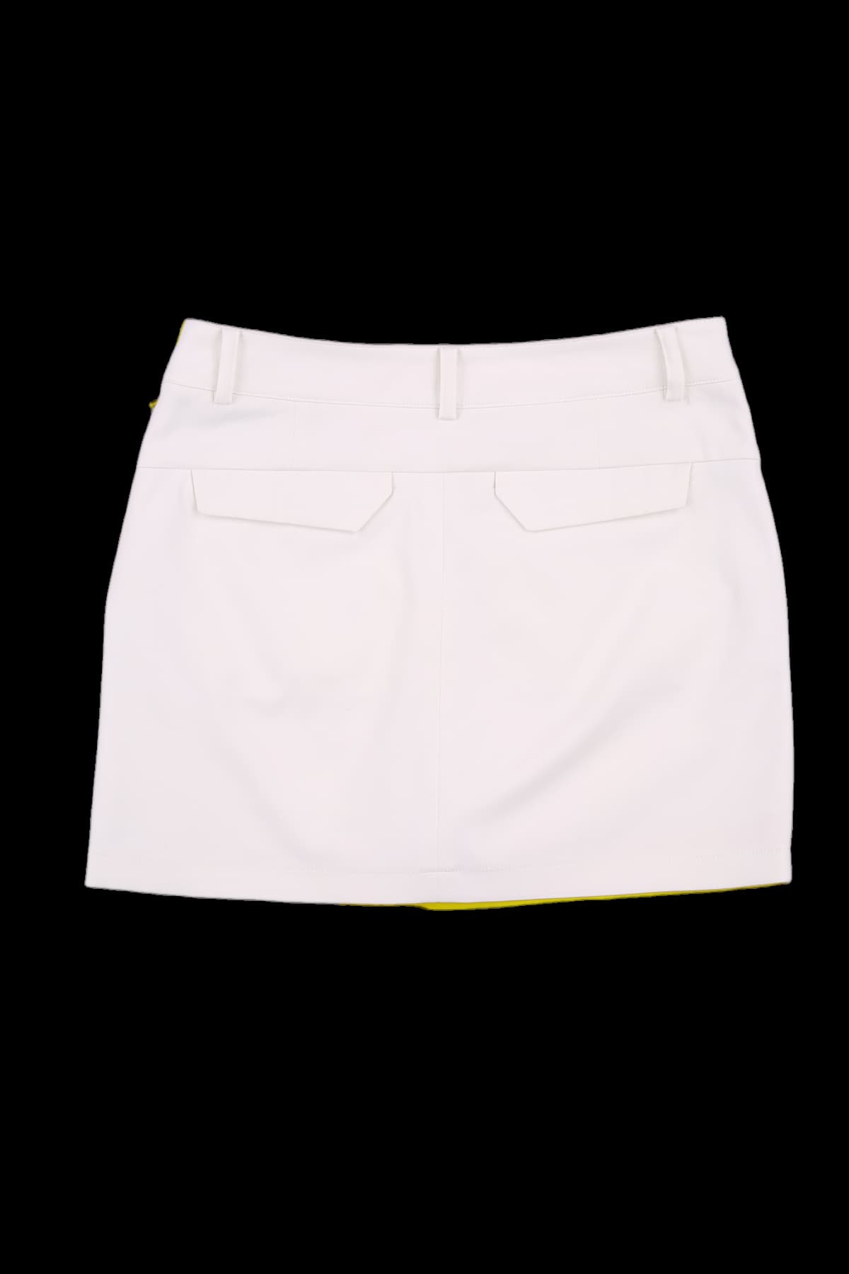 스트레치 배색 스커트