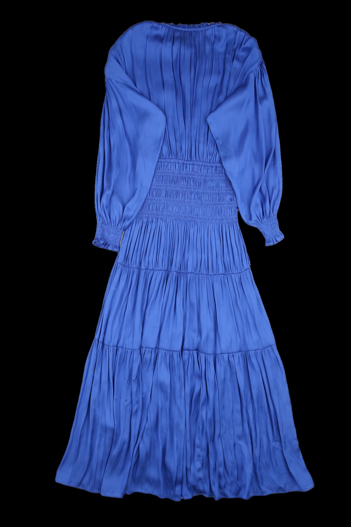 실키 셔링 드레스