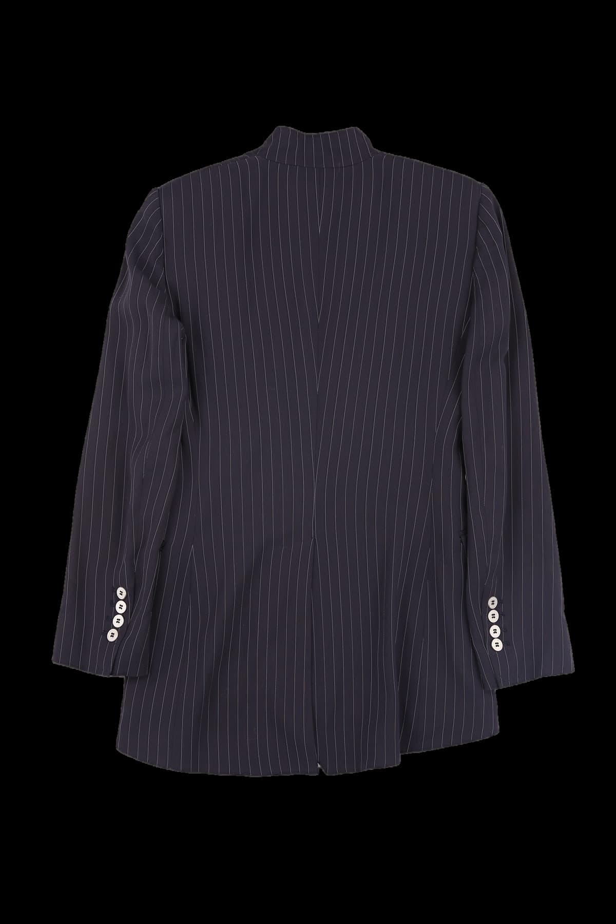 스트라이프 오버핏 자켓