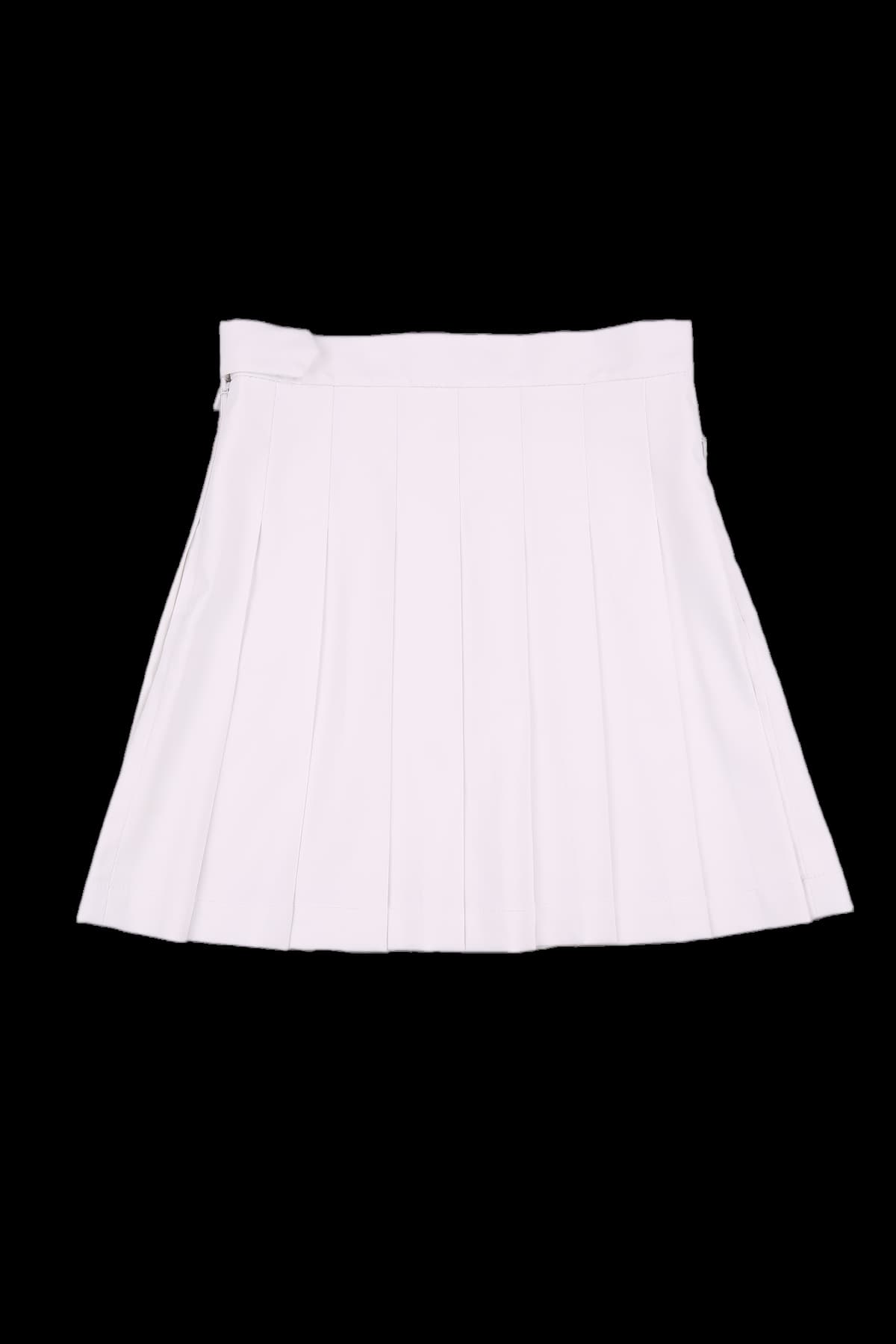 라인 플리츠 스커트