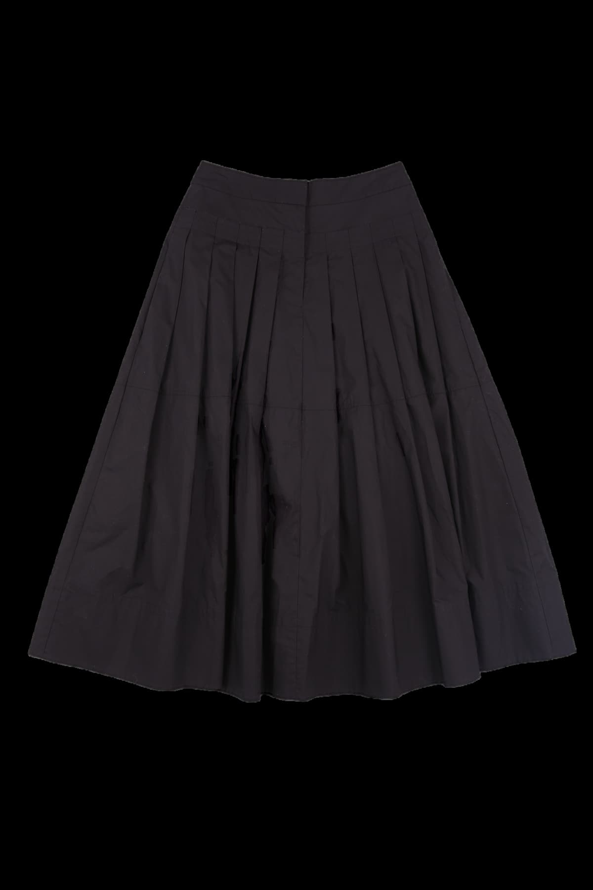 플리츠 롱 스커트