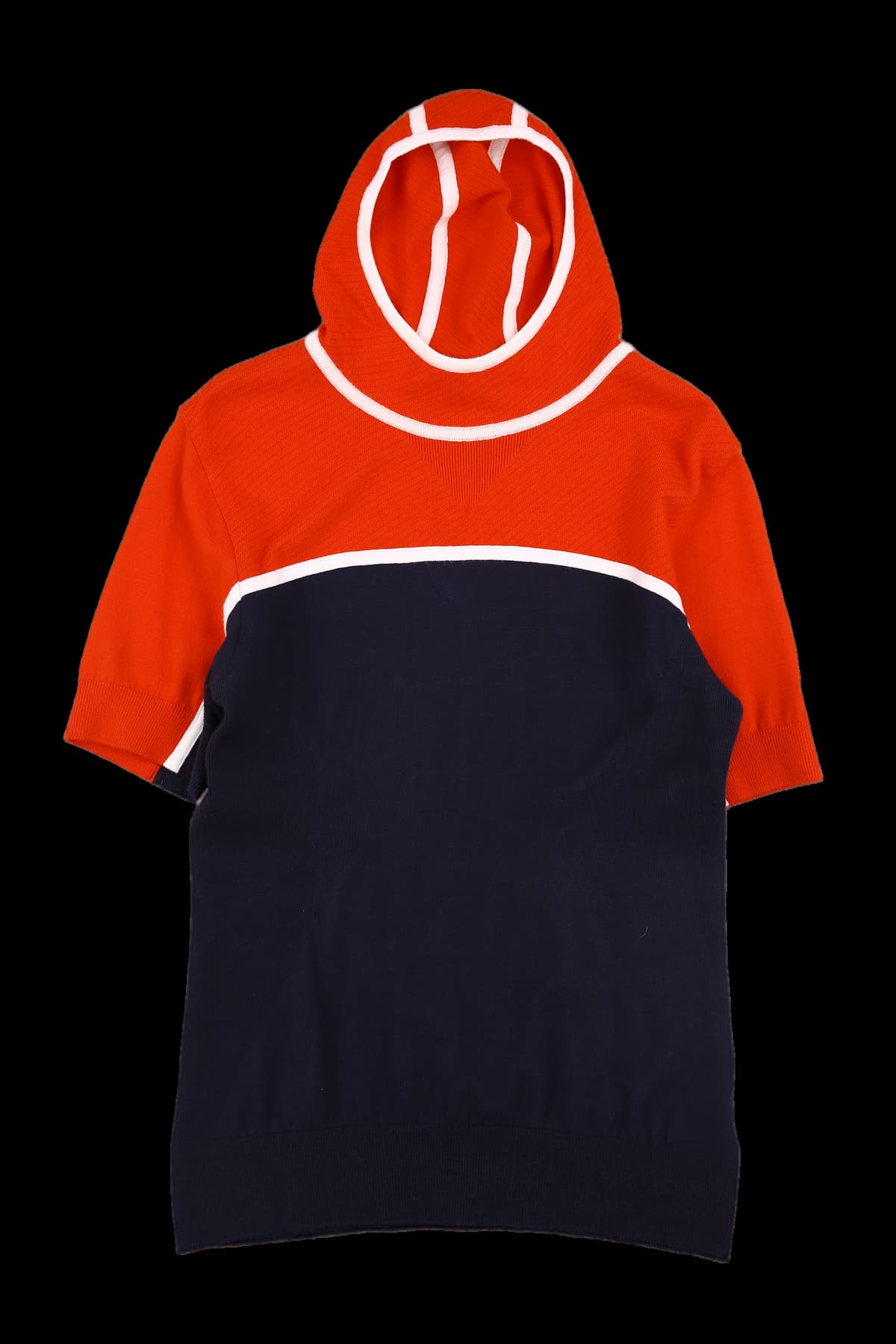 반팔 니트 후디