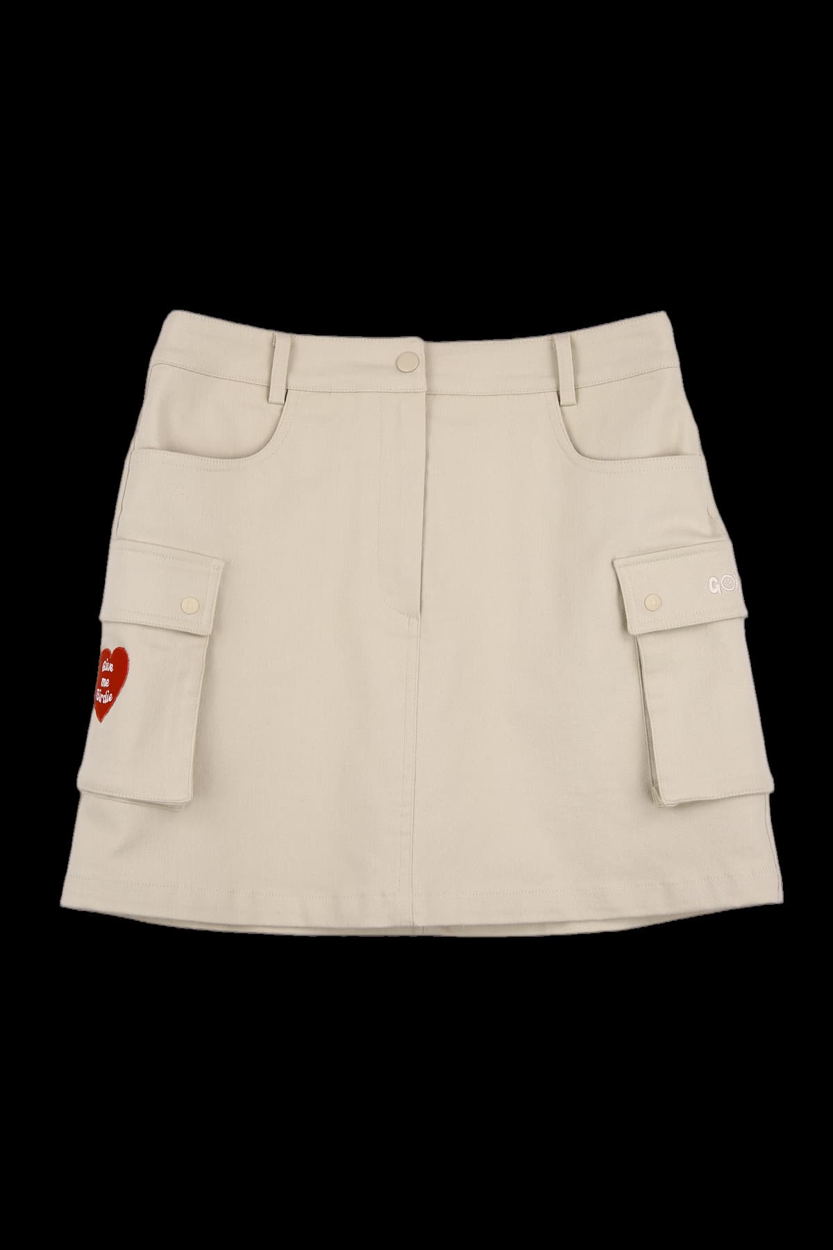 하트 카고 스커트