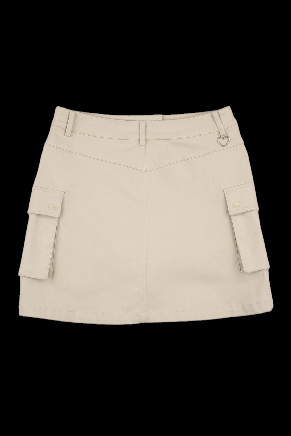 하트 카고 스커트