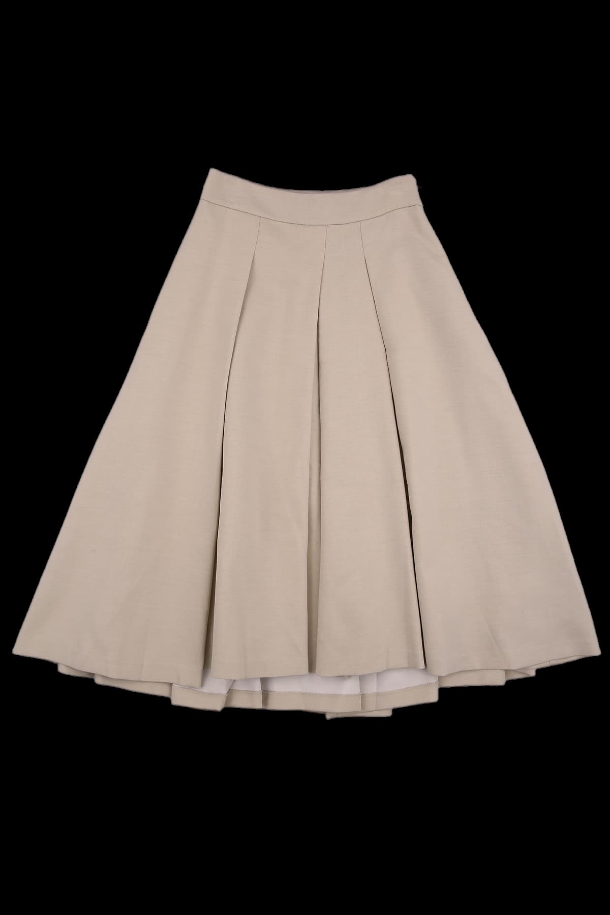 플리츠 롱 스커트
