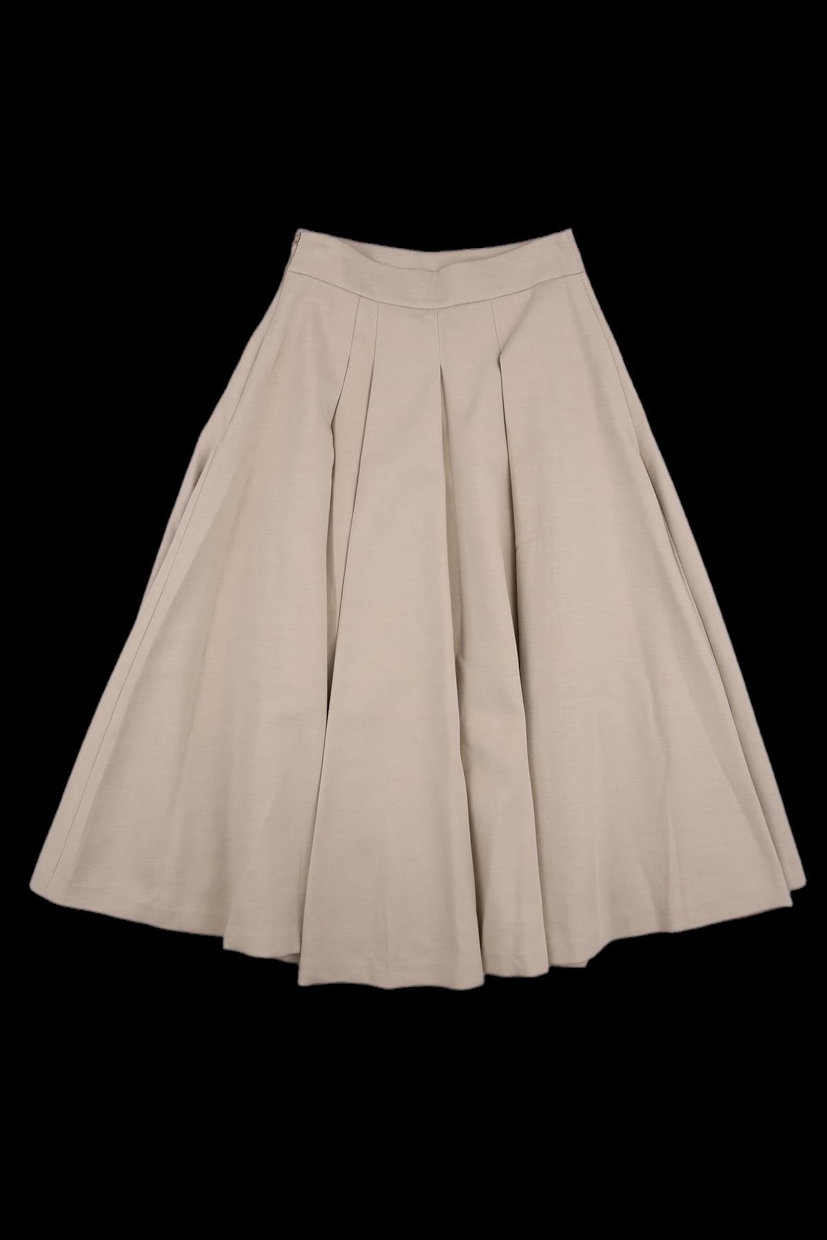 플리츠 롱 스커트