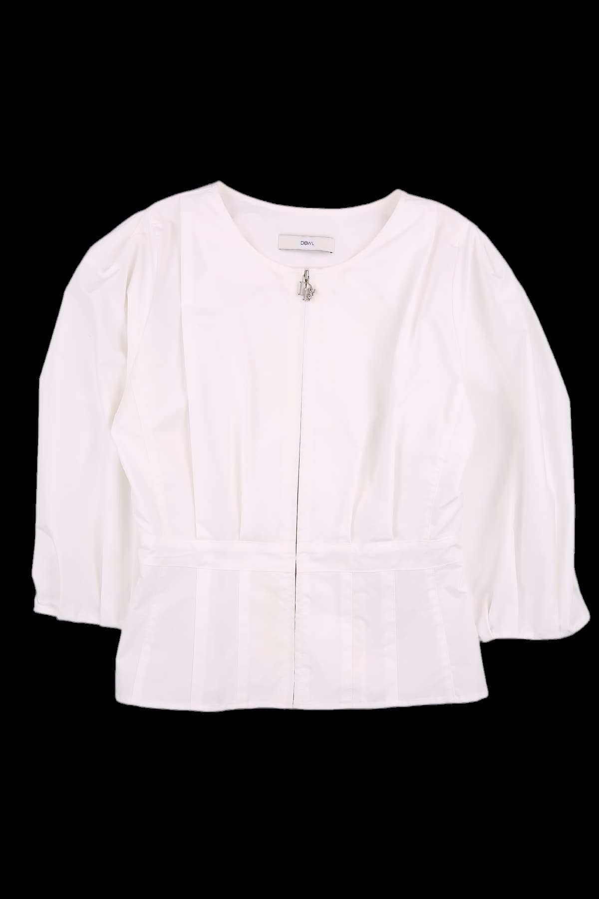 핀턱 벌룬 블라우스