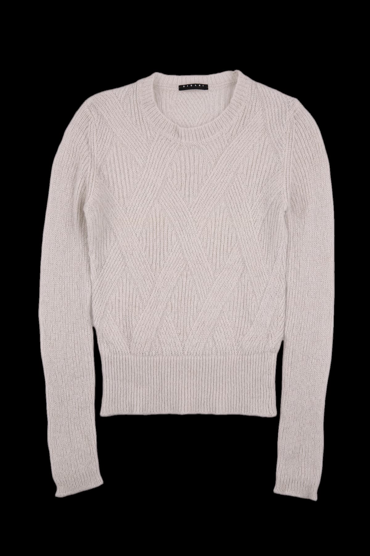 라운드 넥 슬림 니트