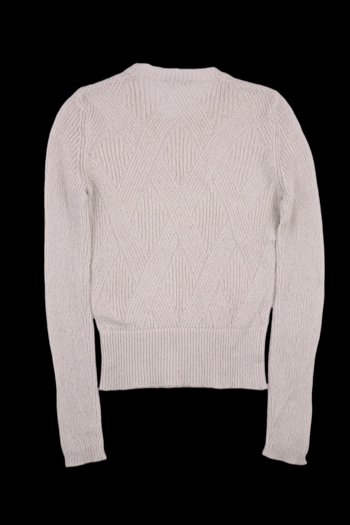 라운드 넥 슬림 니트