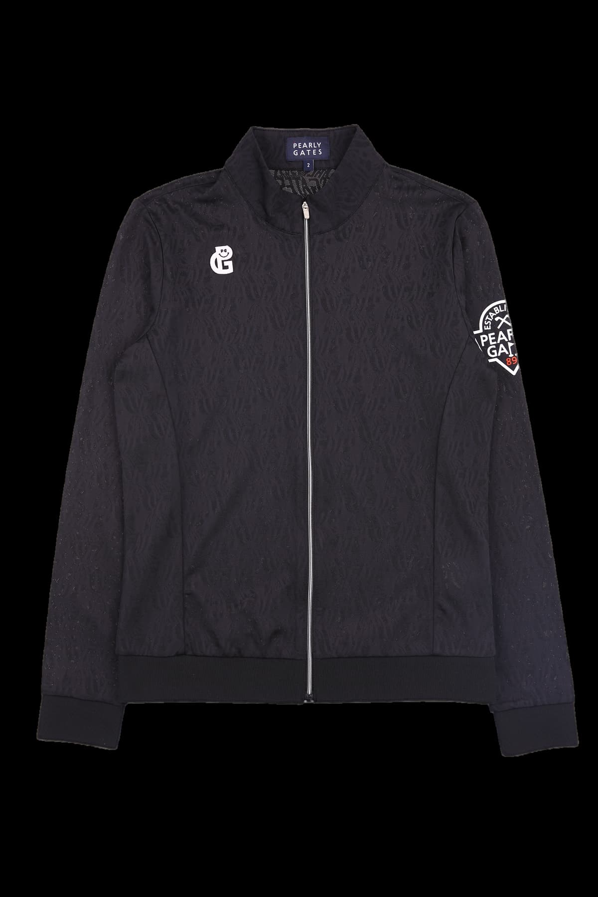 로고 시스루 집업