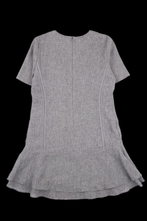 자수 플레어 원피스