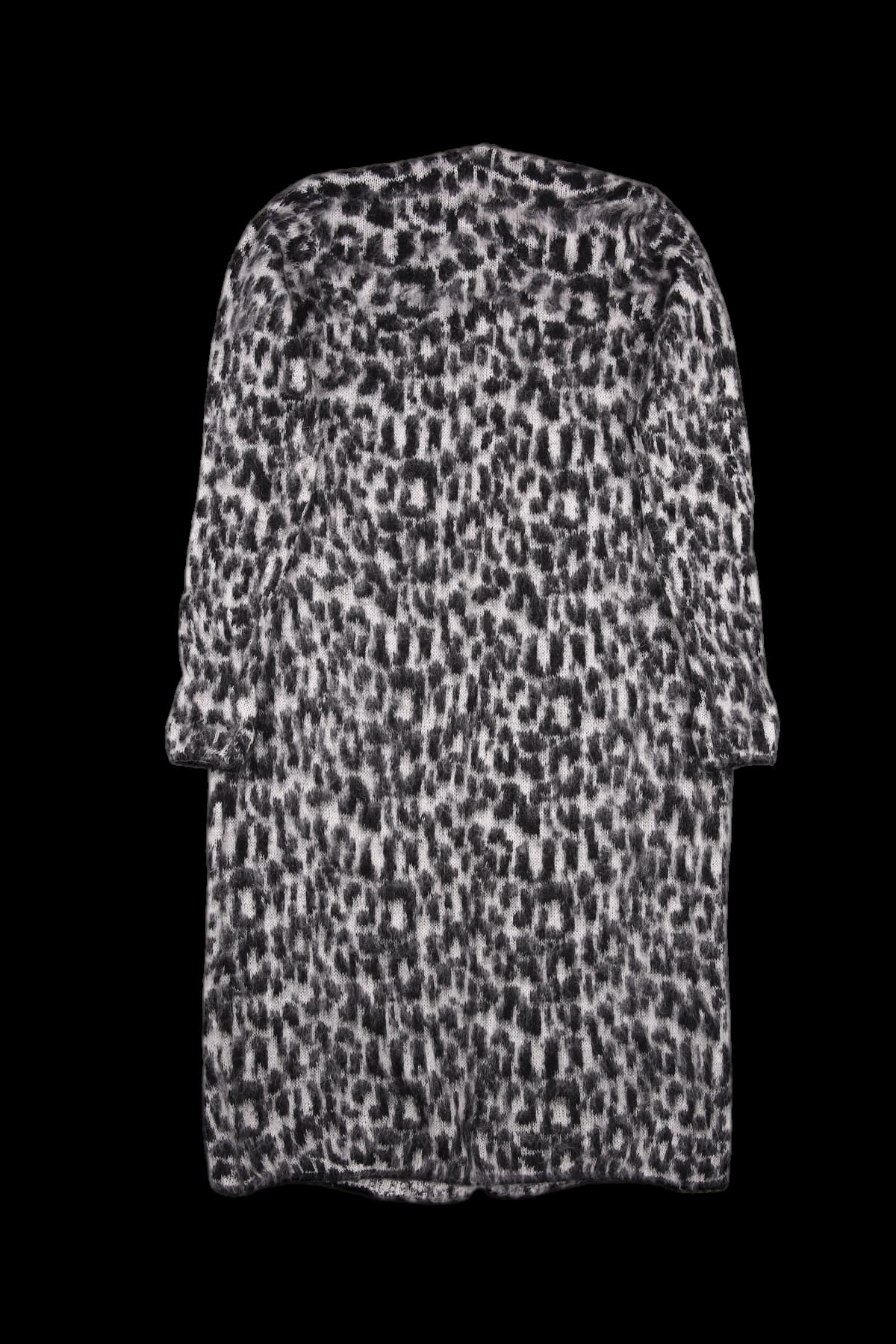 모헤어 롱 가디건