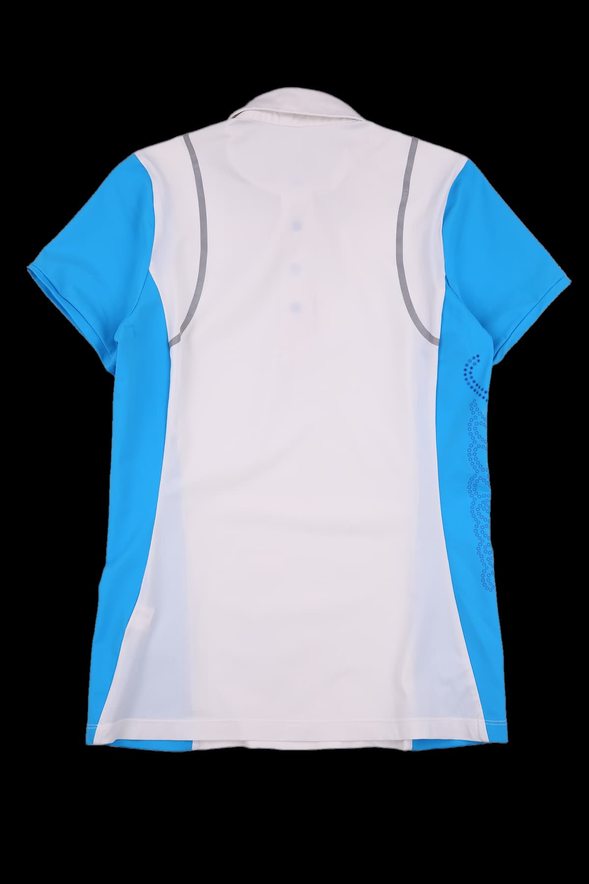 배색 반팔카라티