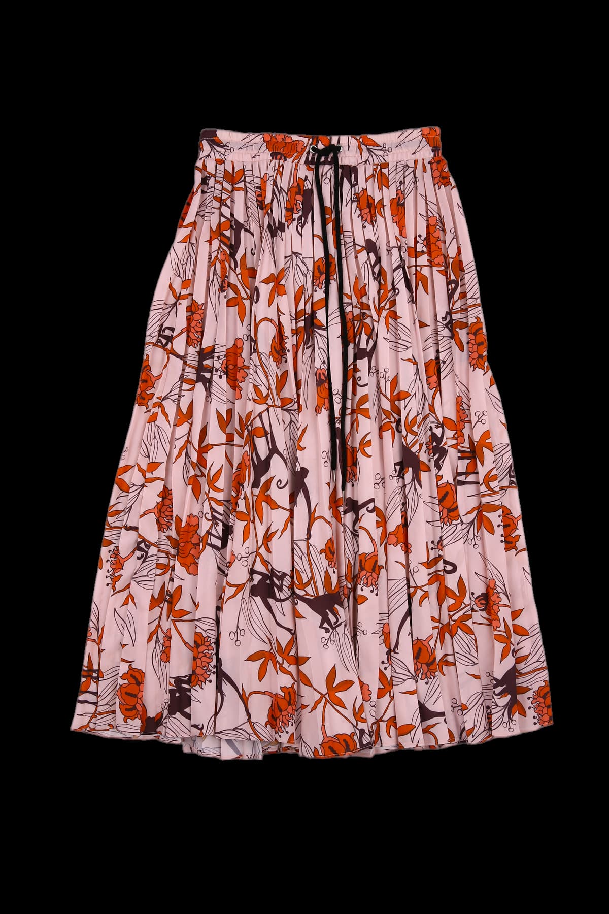 스트링 롱 스커트