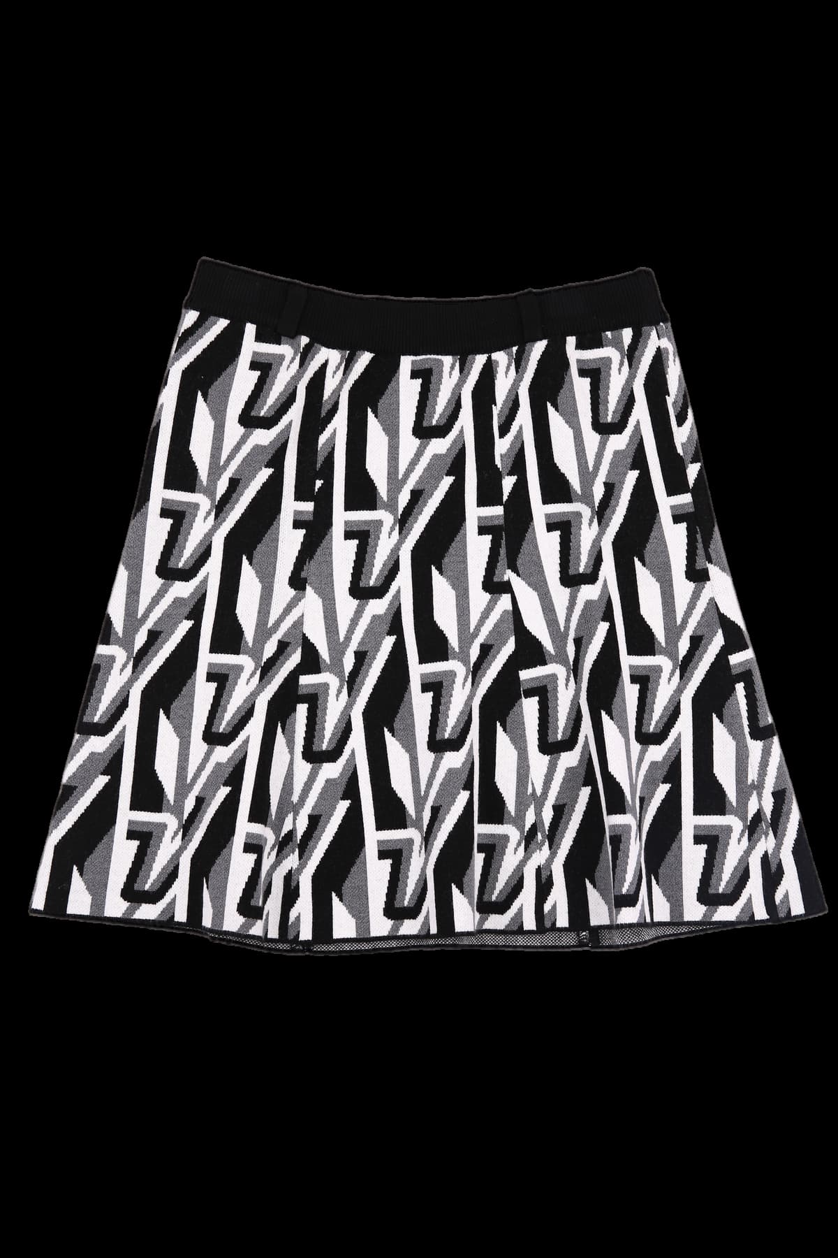 플레어 니트스커트