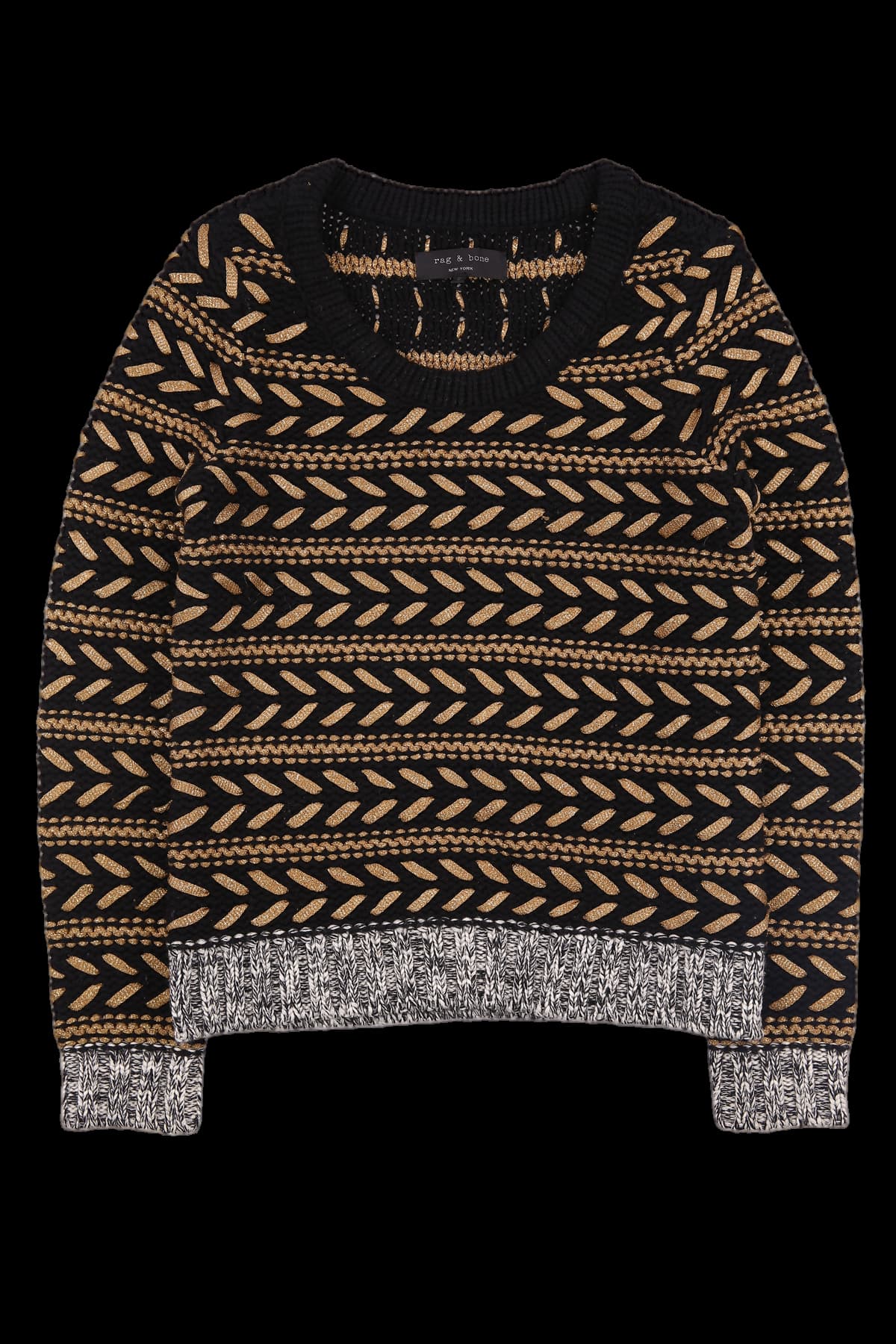 라운드넥 긴팔니트