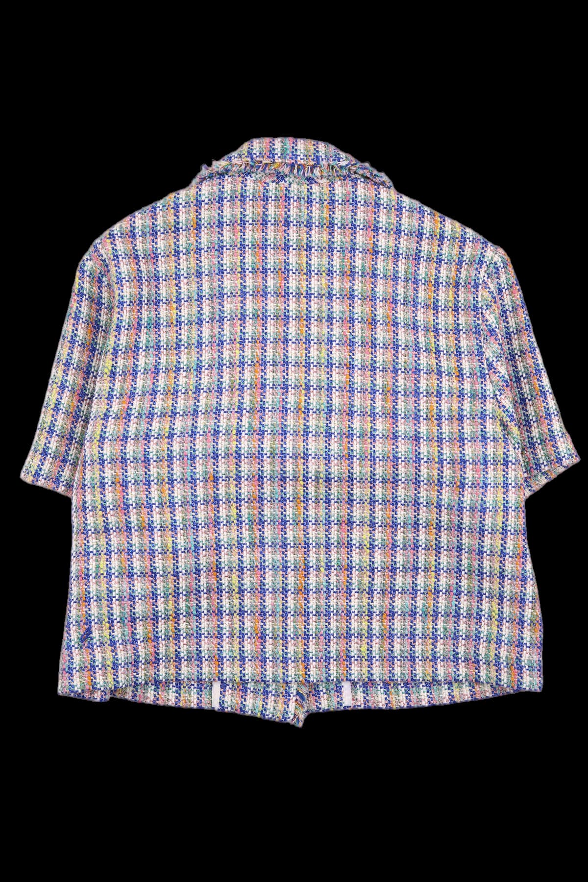 트위드 반팔 자켓