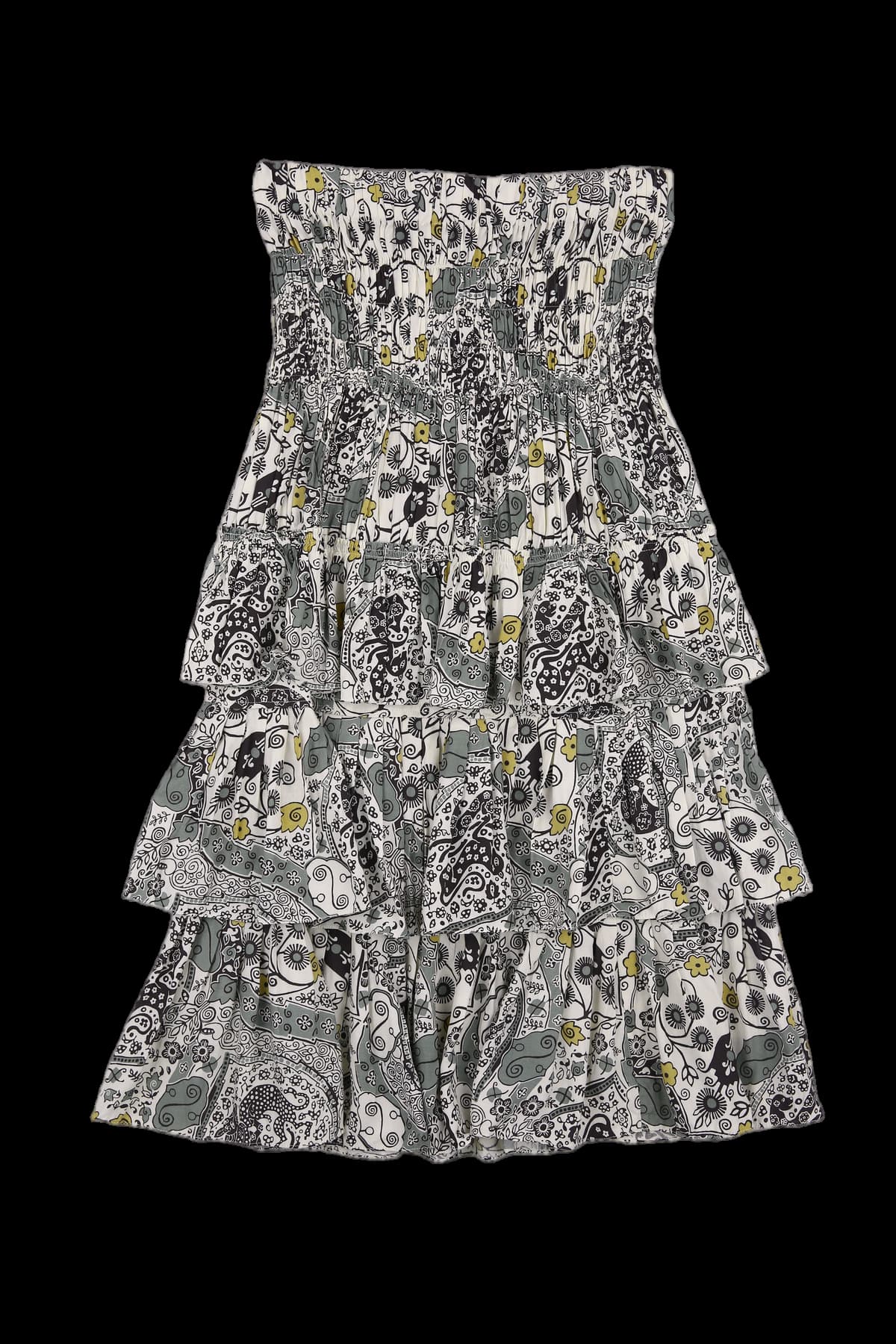 레이어 밴딩 스커트