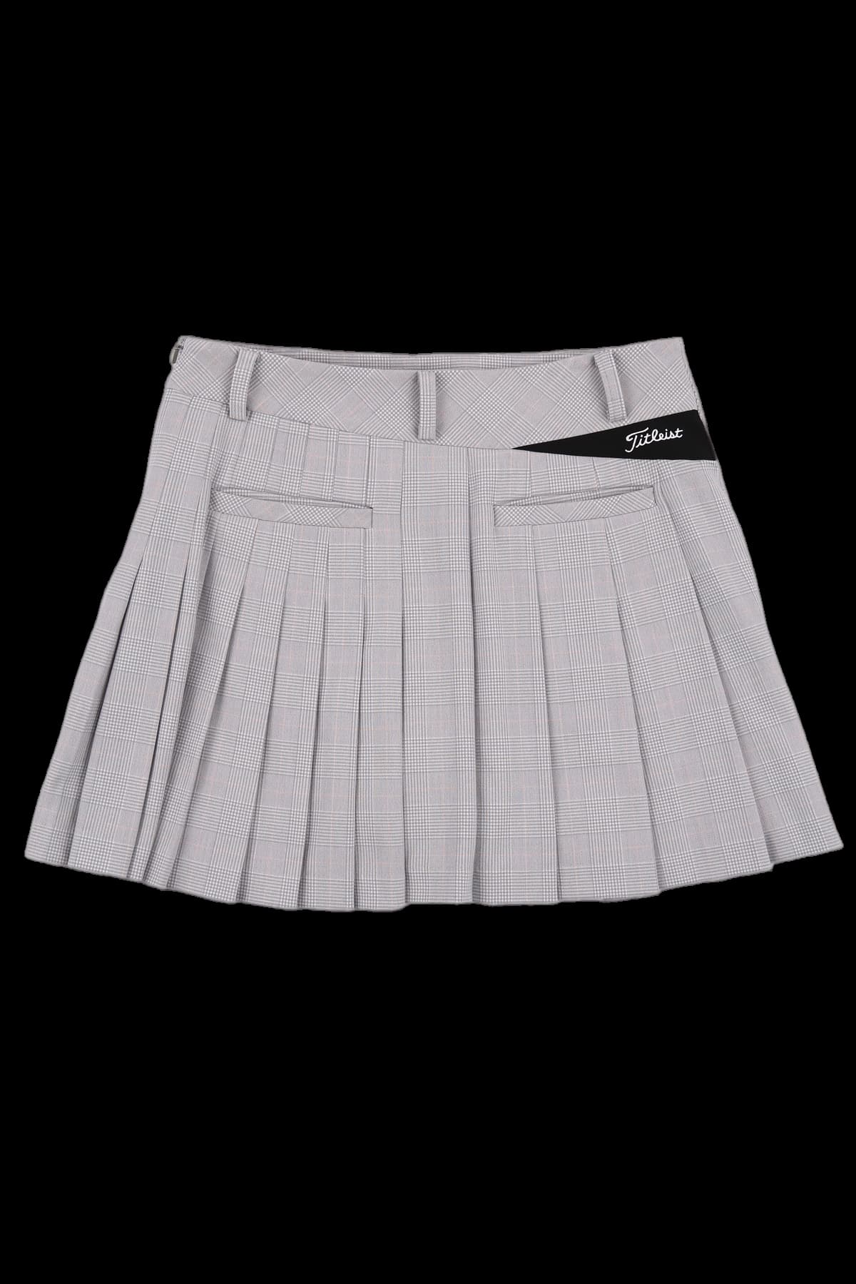 체크 플리츠 스커트