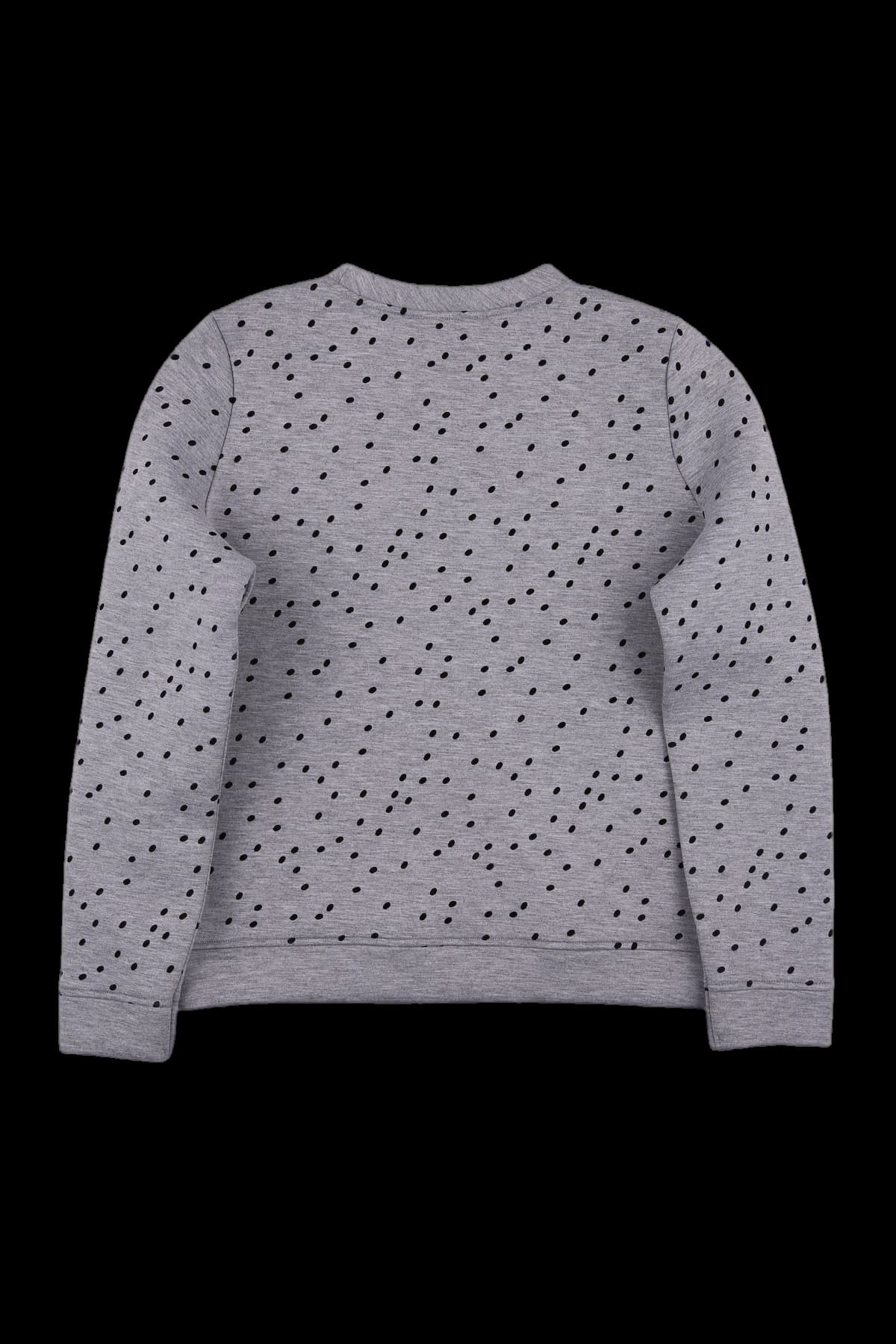 도트 긴팔 맨투맨