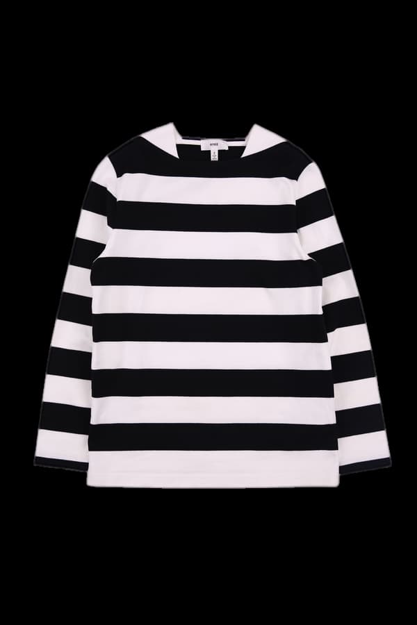 스트라이프 롱 슬리브