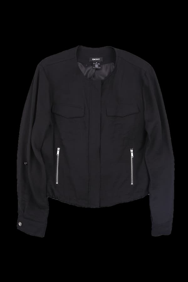 풀집업 크롭 자켓