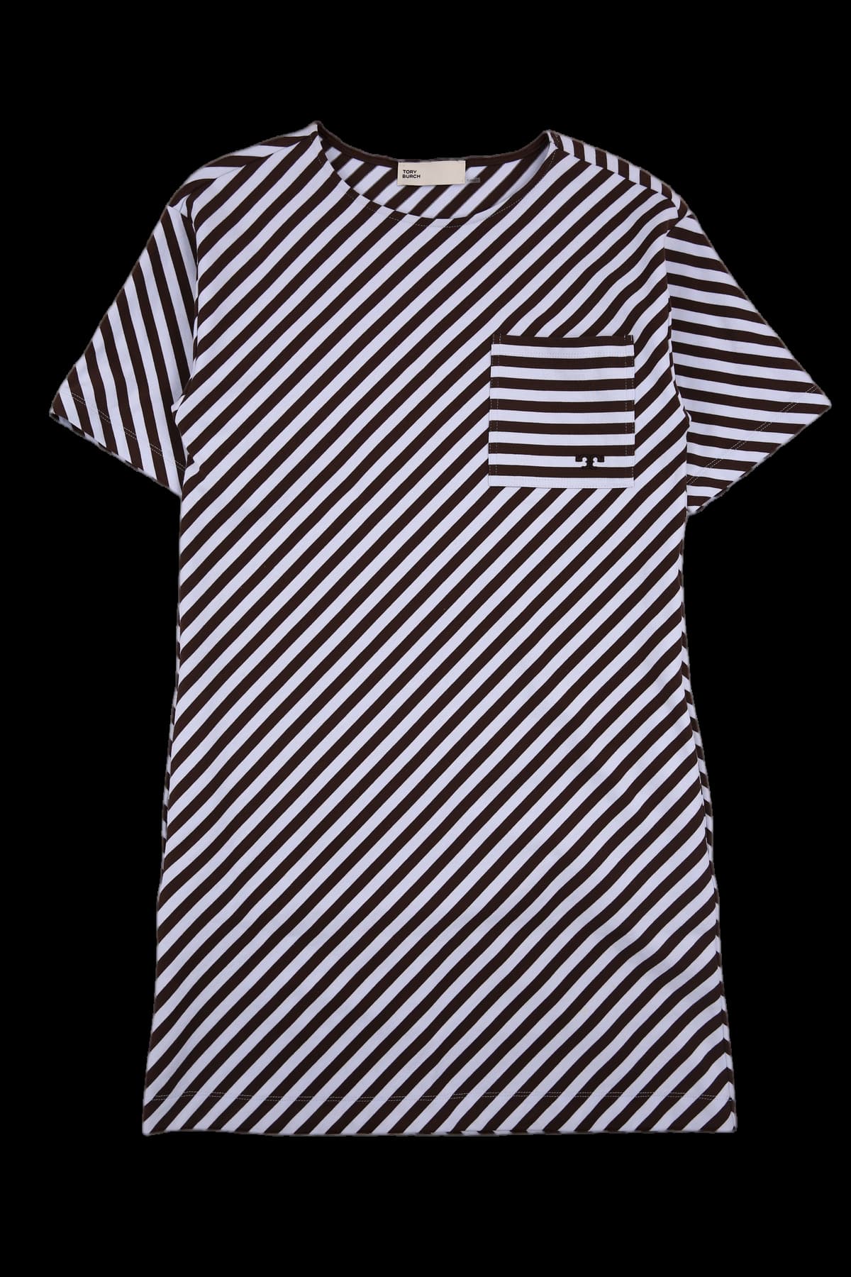 스트라이프 코튼 원피스