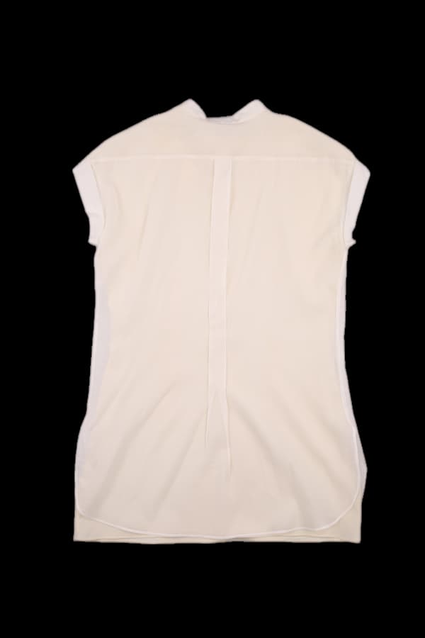 슬리브리스 블라우스