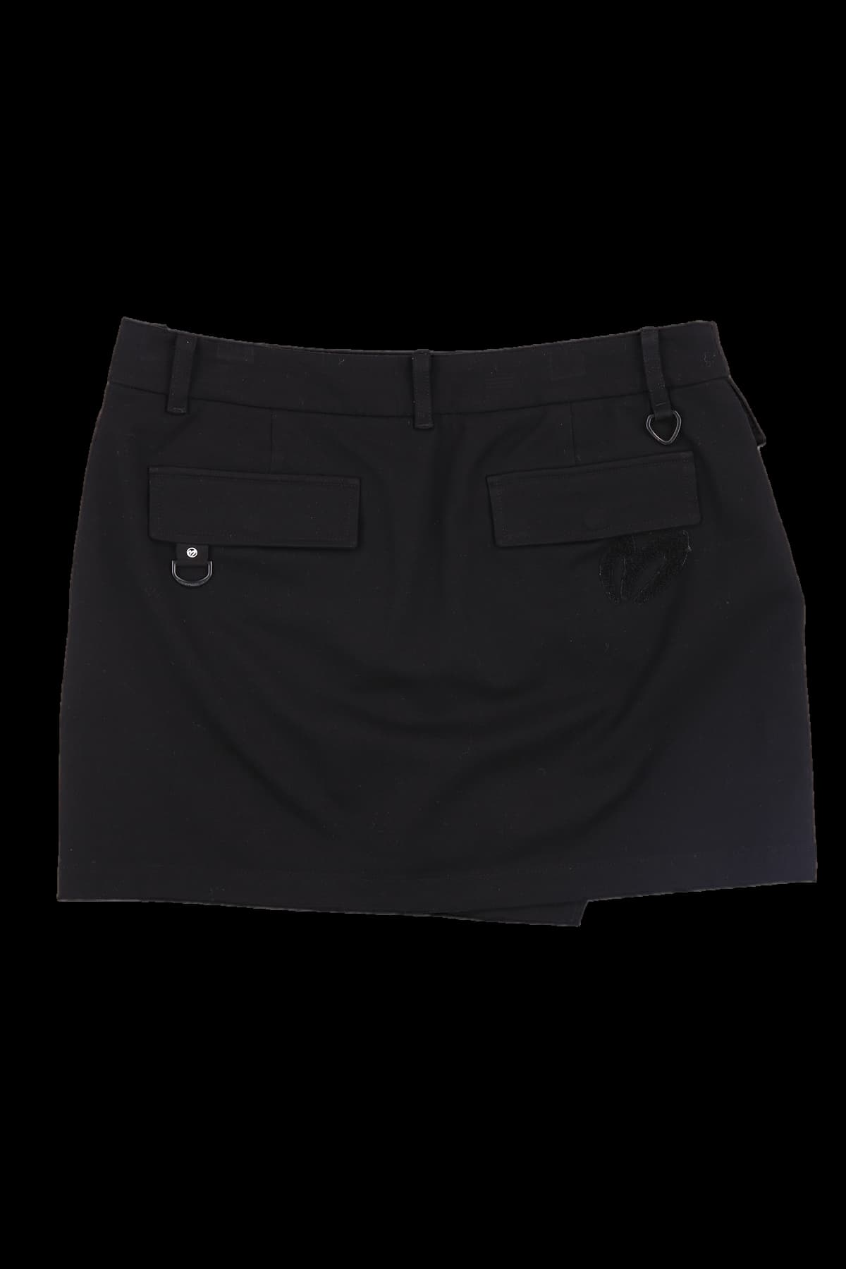 로고 포켓 스커트