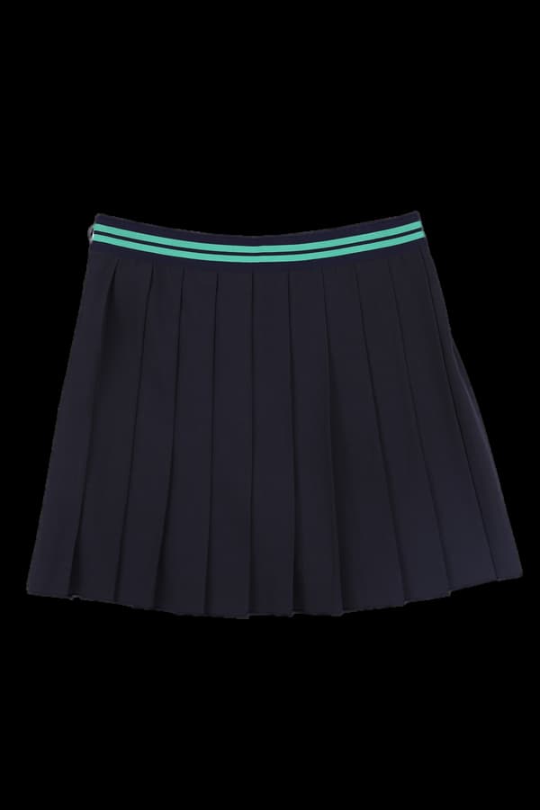 스트레치 플리츠 스커트