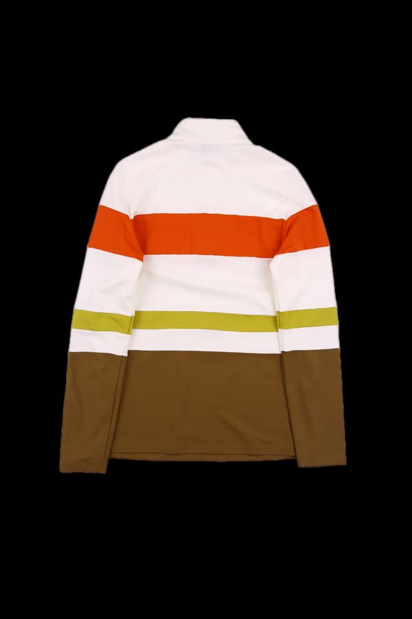 컬러 배색 긴팔 티